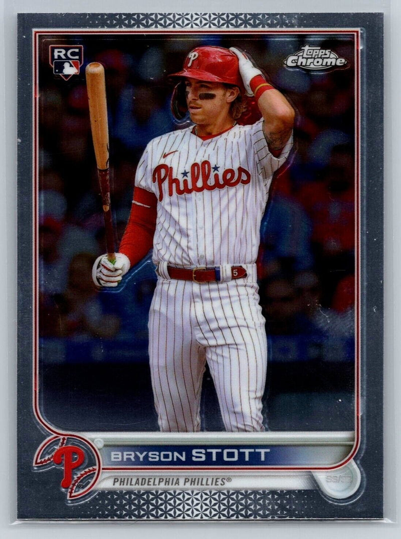 2022 Topps Chrome Update Bryson Stott Generation Now RC Rookie Baseball  Card