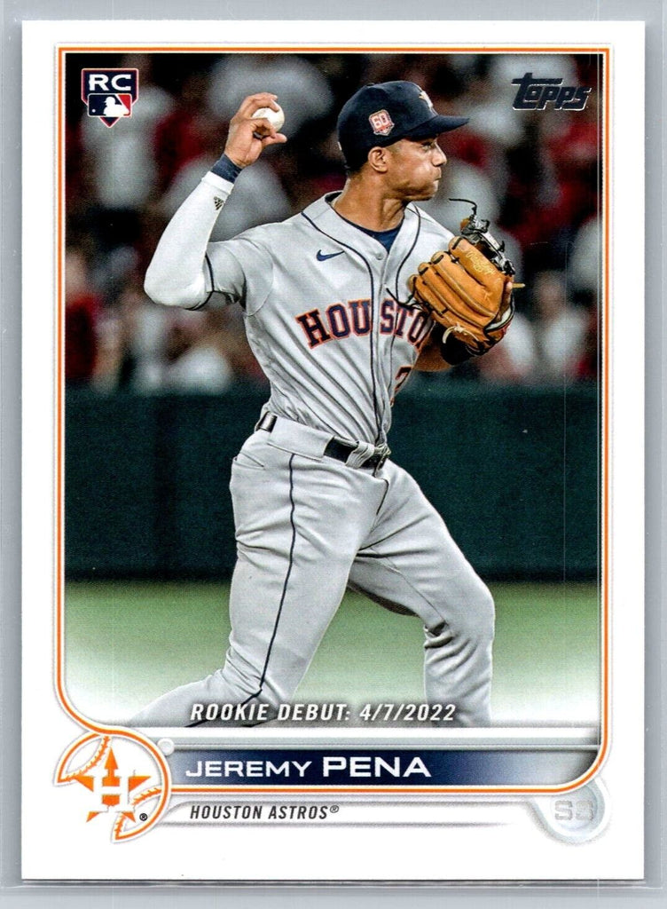 Jeremy Pena Houston Astros 2022 Topps Update # US276 Rookie Card